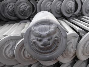 大同走獸,口碑好的貓頭瓦要到哪買(貓頭瓦,花脊,鉤)--河南萬里古建青灰瓦廠